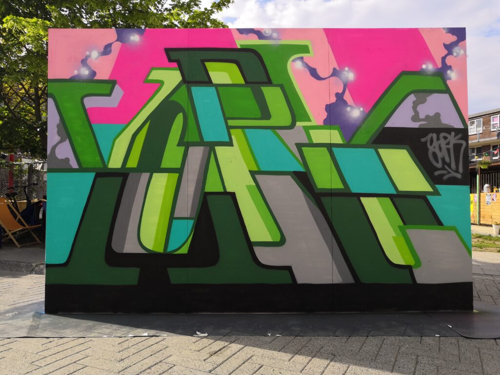 Graffiti Art Typographic Abstract Canvas (Hengelo Street Art Festival)