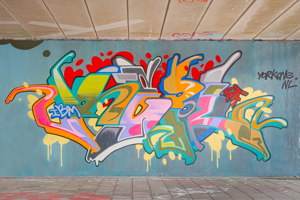 Graffiti Art Letters Mural Rebl