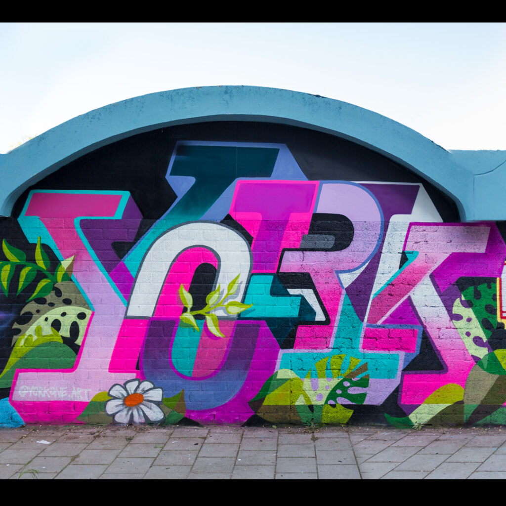 Graffiti Letters Art Mural Typographic School