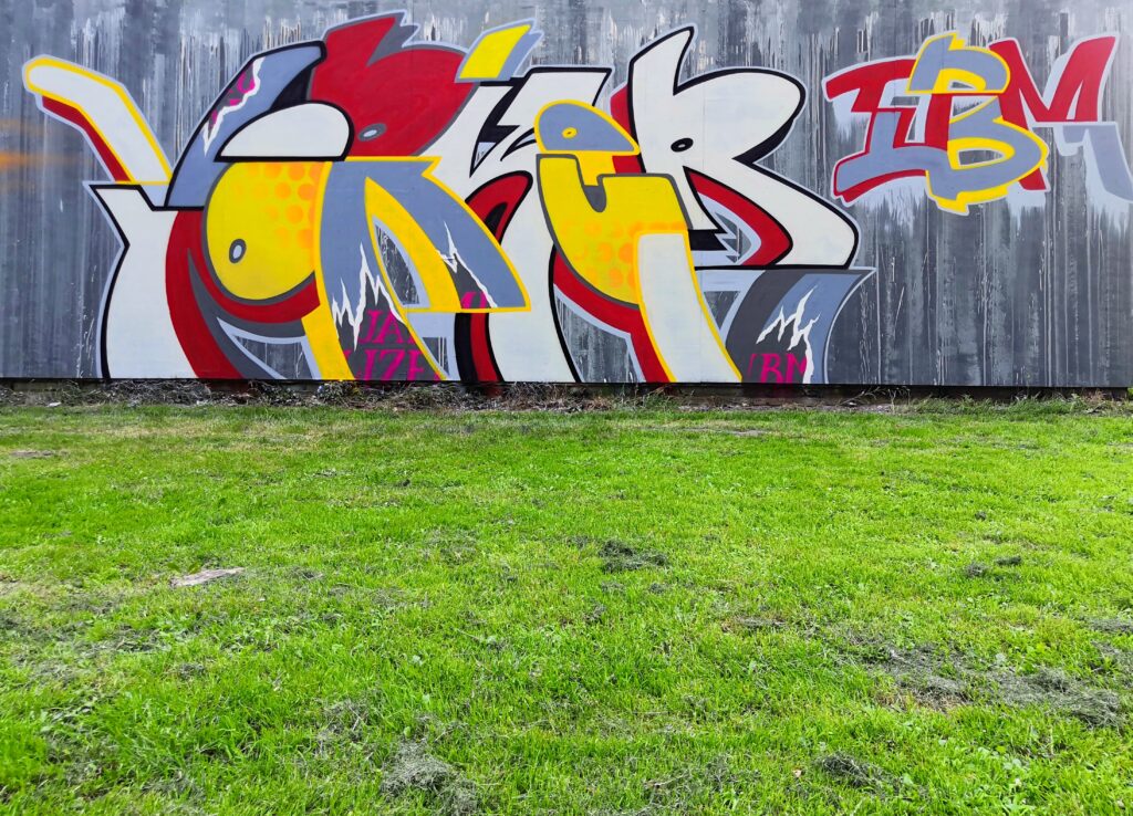 Graffiti Art Mural Wall Painting Tear Apart