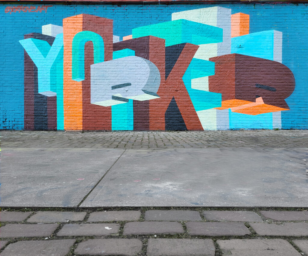 Graffiti Art Typographic Mural Street Art